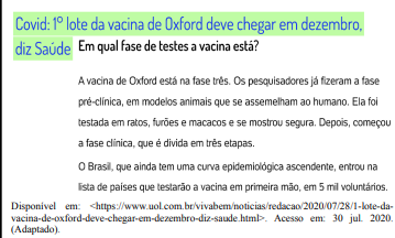 Imagem associada para resolução da questão